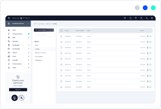 Panel de facturación e ingresos del software