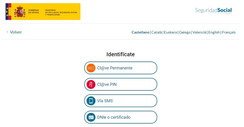 Acceso al portal de tu Seguridad Social para el cotizador de jubilación de autónomos ví sms