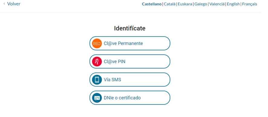 Pago de cuotas autónomos atrasadas - acceder a la sede electrónica TGSS - identificación
